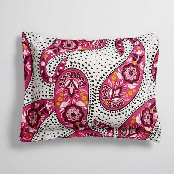 New in Package - Pottery Barn PBTeen Retro Paisley Flanged Sham, Hippie 1960s - Picture 2 of 6